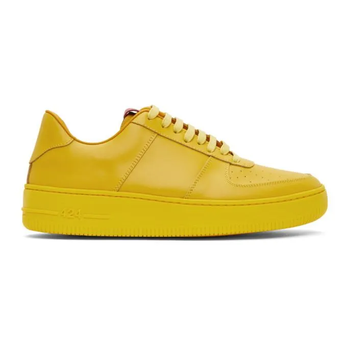 424 Yellow adidas Originals Edition Low-Top Sneakers