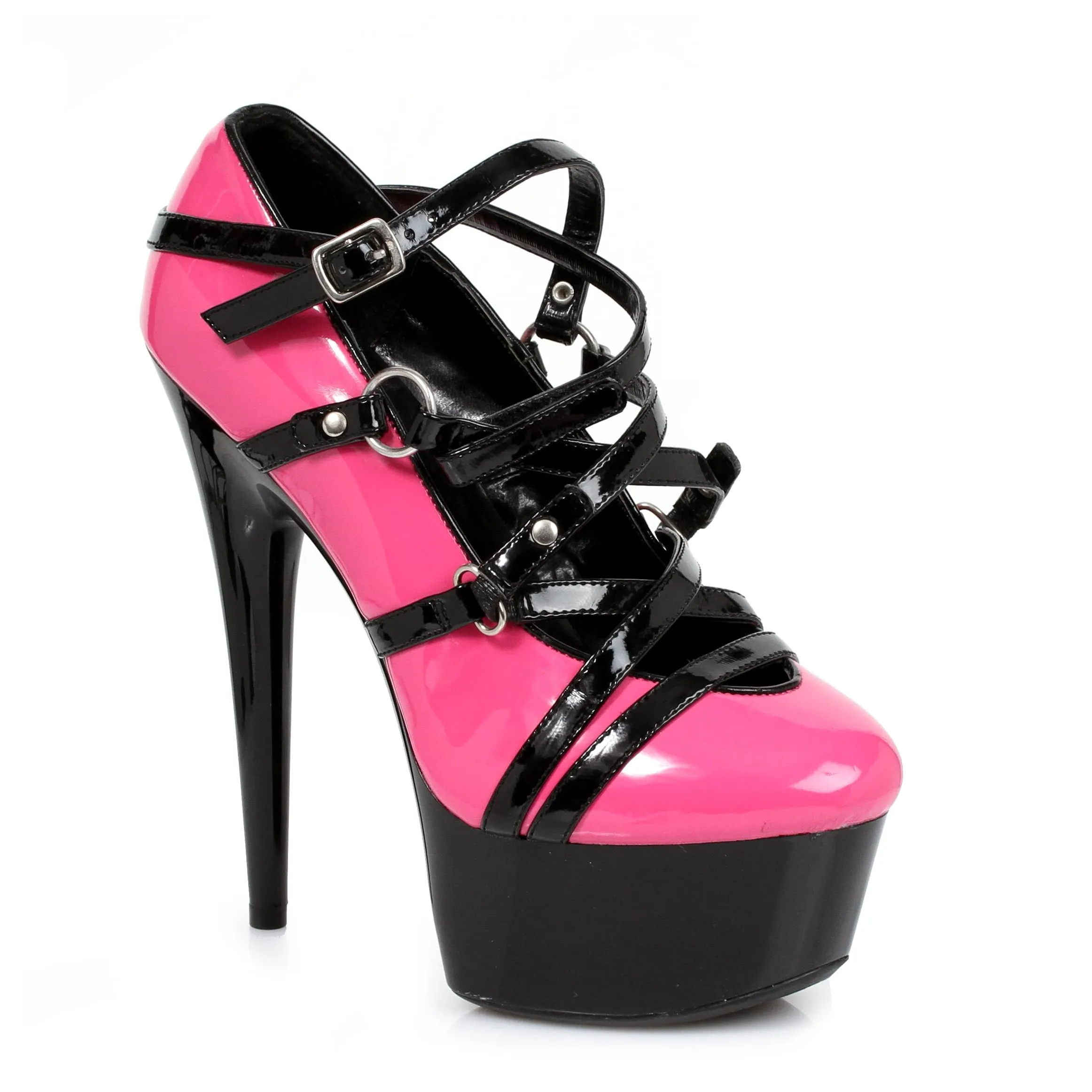 609-LOLLY 6" Pointed Heel Platform Sandal
