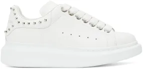 Alexander McQueen White Studded Oversized Sneakers