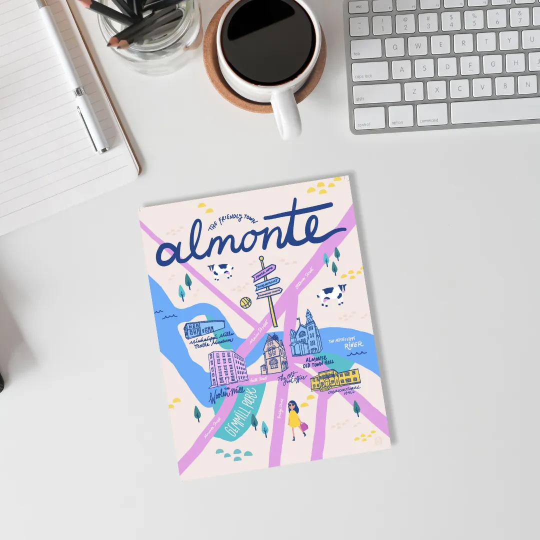 Almonte The Friendly Town Postcard