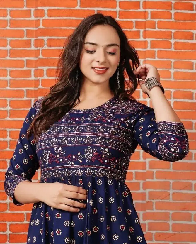 Anarkali Kurta for womens & girls Cotton Rayon