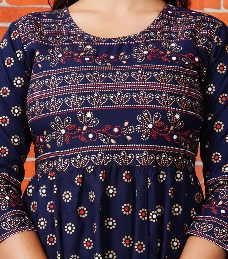 Anarkali Kurta for womens & girls Cotton Rayon