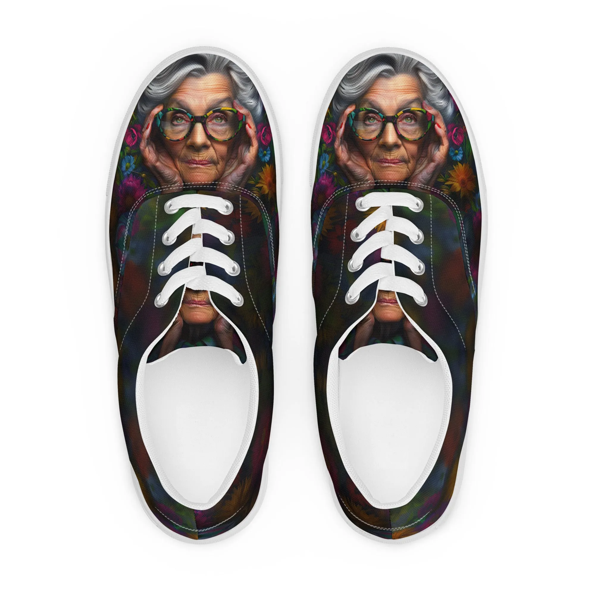Elegant Vision Women’s lace-up canvas shoes
