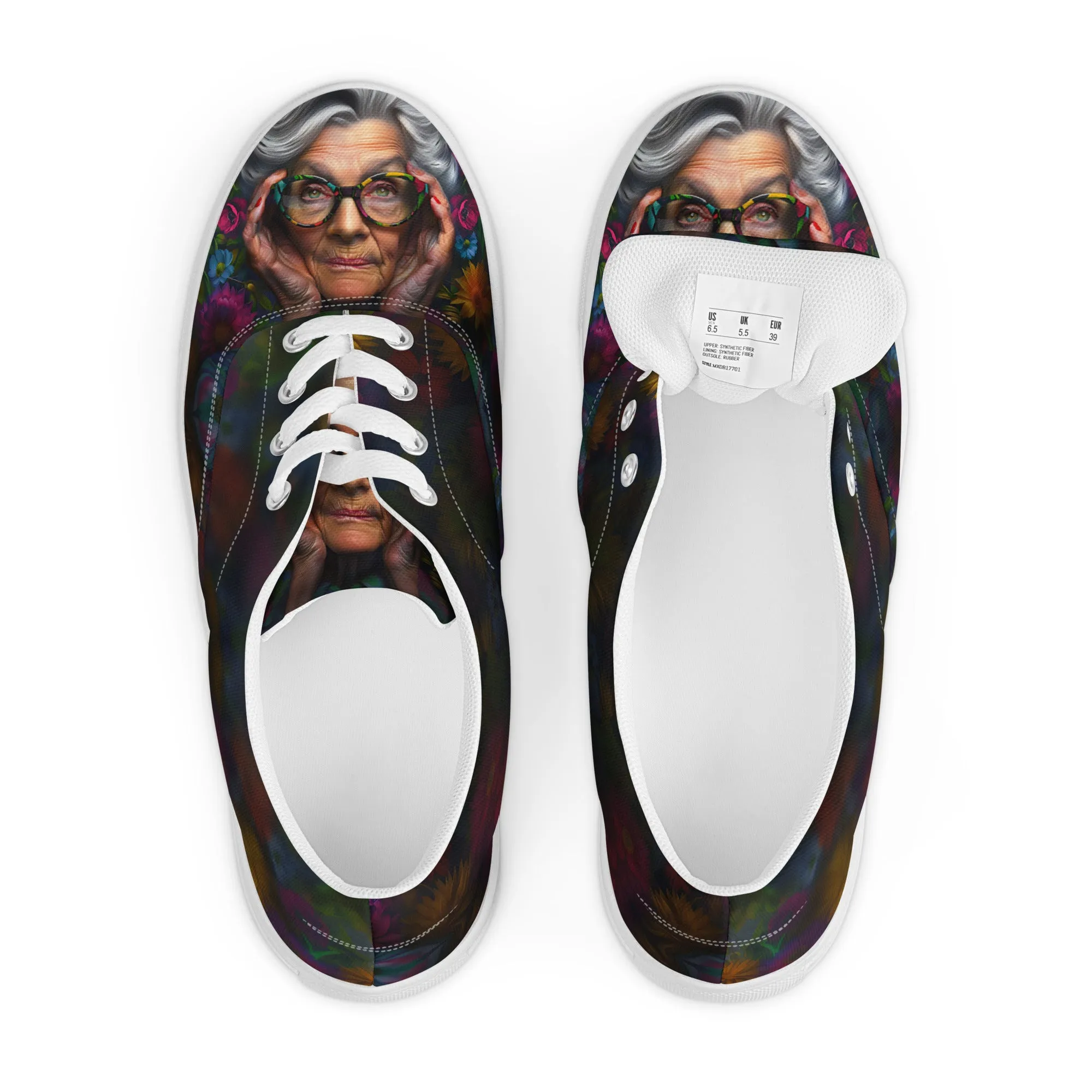 Elegant Vision Women’s lace-up canvas shoes