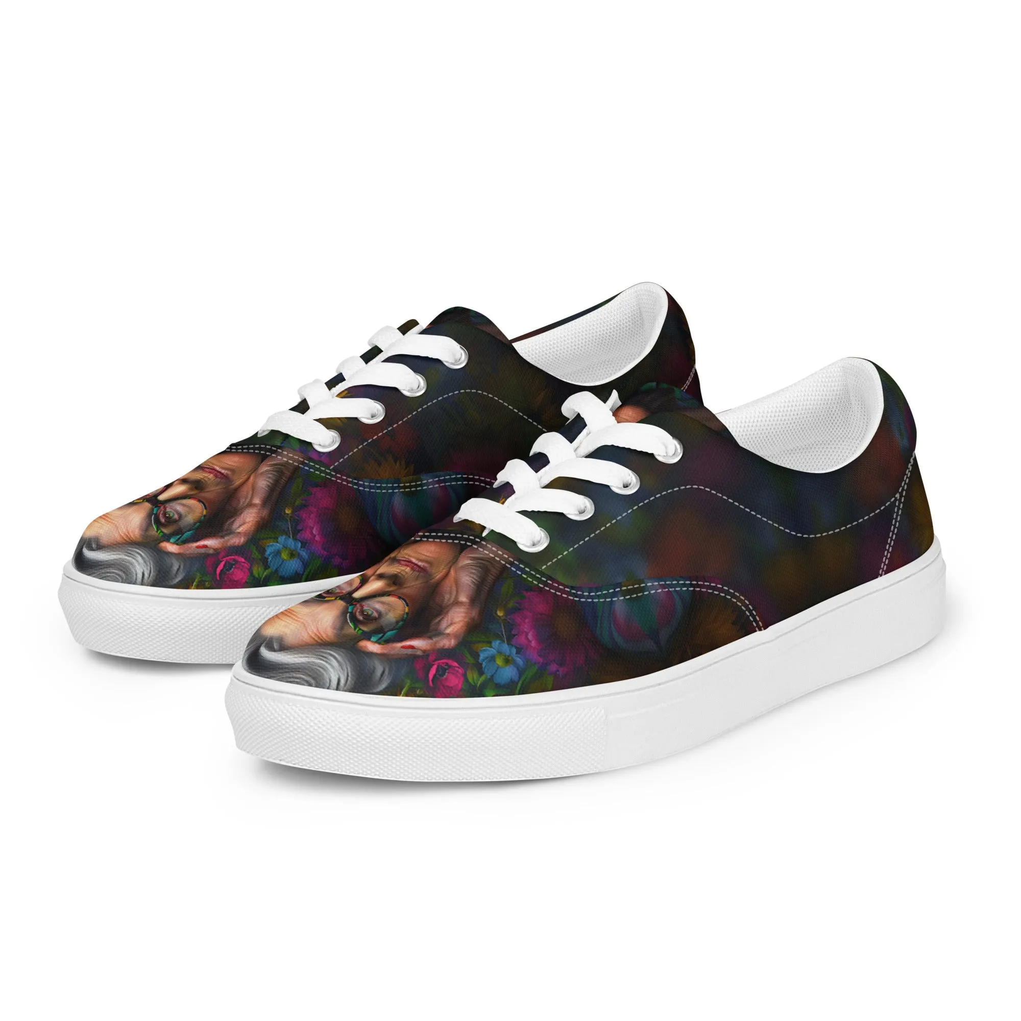 Elegant Vision Women’s lace-up canvas shoes