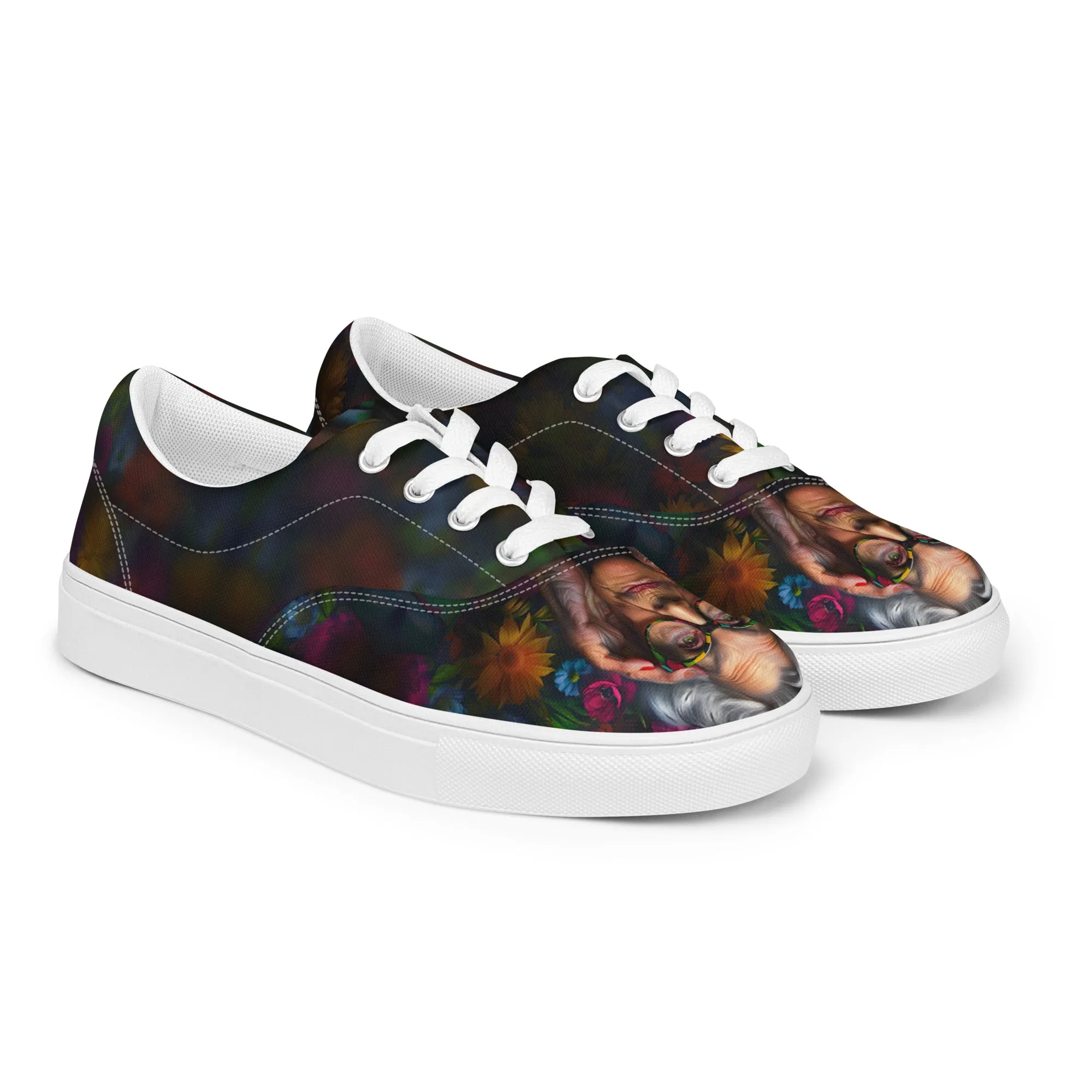 Elegant Vision Women’s lace-up canvas shoes