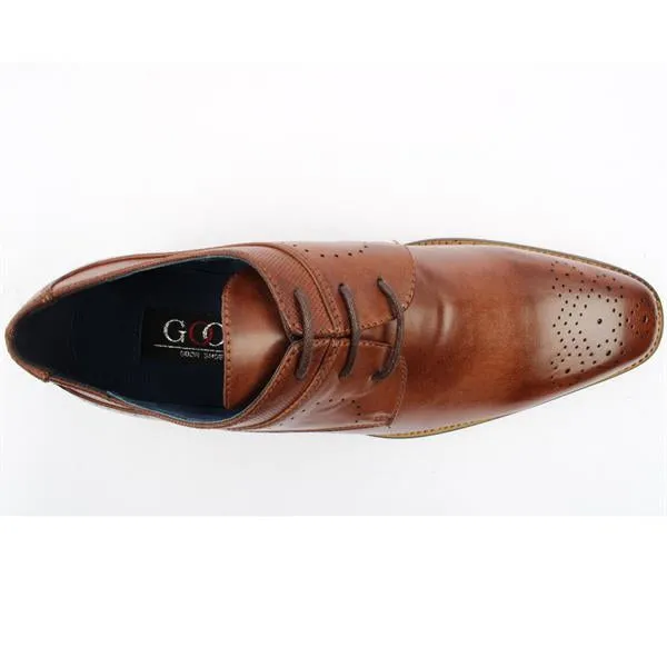 Goor 176 Laced Shoe - Dark Tan