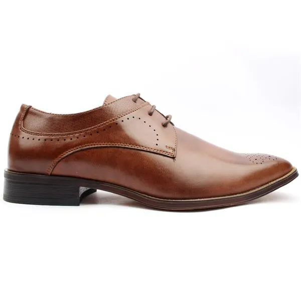 Goor 176 Laced Shoe - Dark Tan