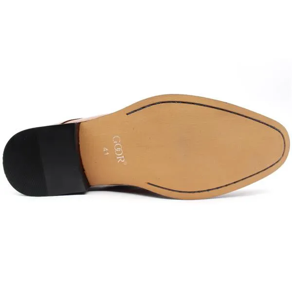 Goor 176 Laced Shoe - Dark Tan