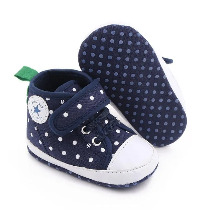 High-layer Velcro Checkers classical Toddler Shoes