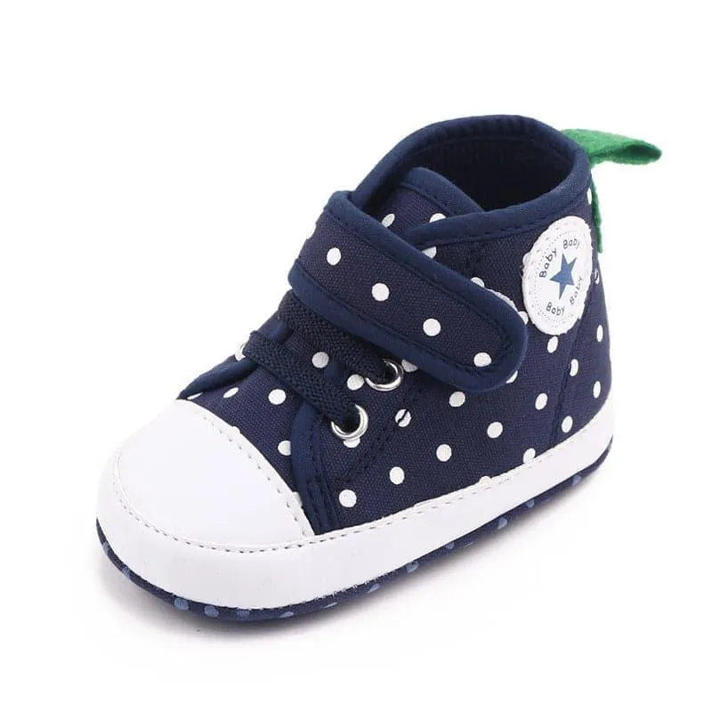 High-layer Velcro Checkers classical Toddler Shoes