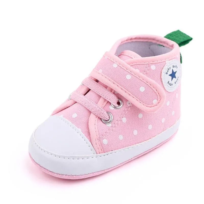 High-layer Velcro Checkers classical Toddler Shoes