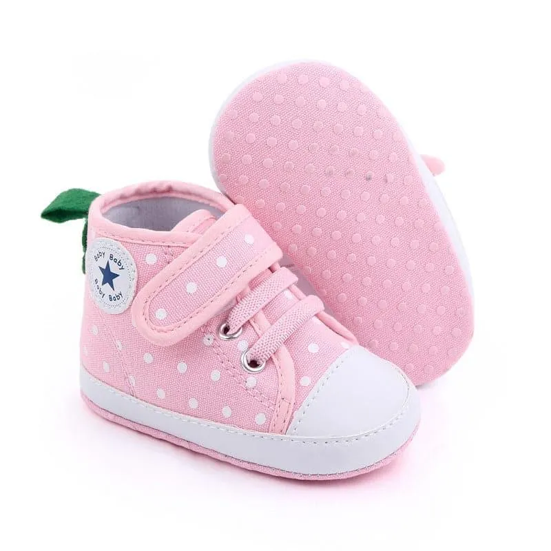 High-layer Velcro Checkers classical Toddler Shoes
