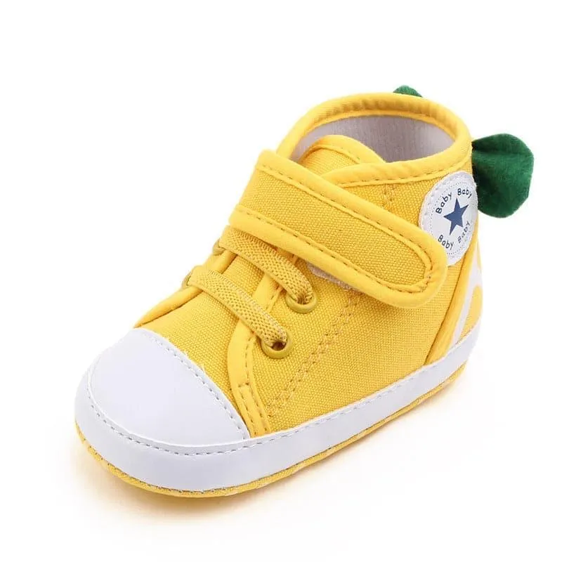 High-layer Velcro Checkers classical Toddler Shoes