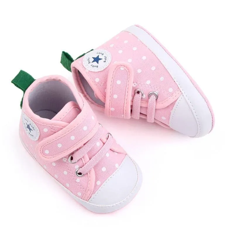 High-layer Velcro Checkers classical Toddler Shoes