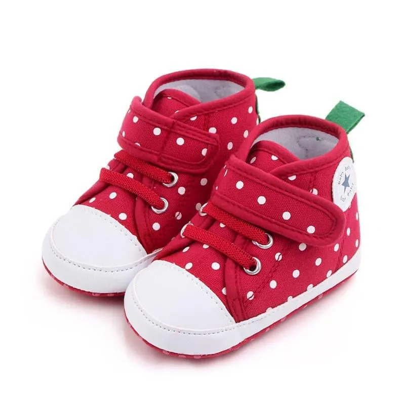 High-layer Velcro Checkers classical Toddler Shoes
