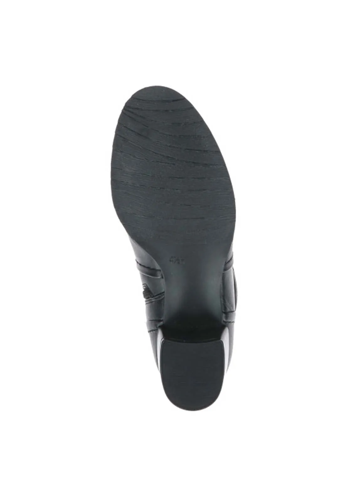 Ladies Ankle Boot - Black Softnap.