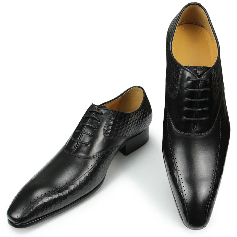 Men‘s Classic Leather Oxfords Shoes