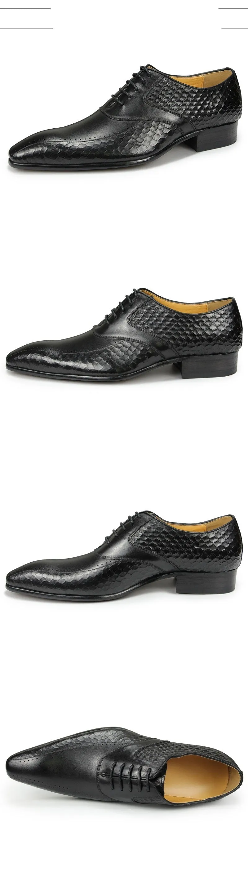 Men‘s Classic Leather Oxfords Shoes