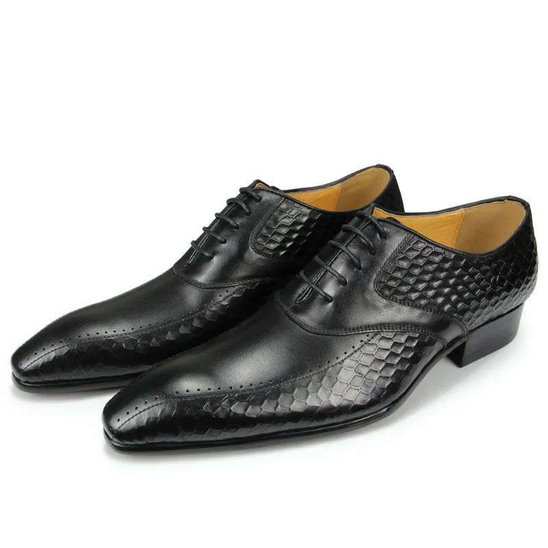 Men‘s Classic Leather Oxfords Shoes