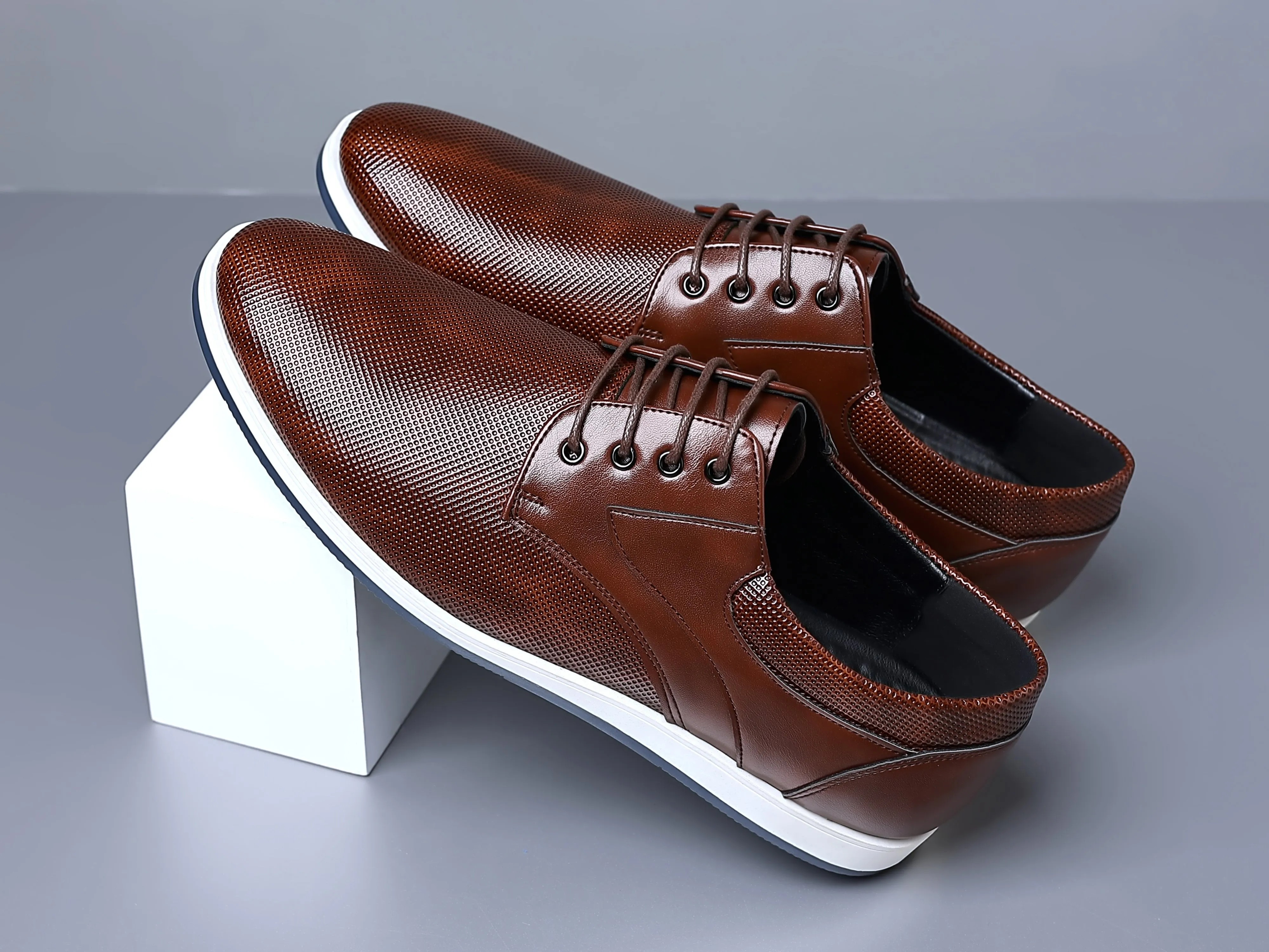 Men's Leather Low Top Oxfords
