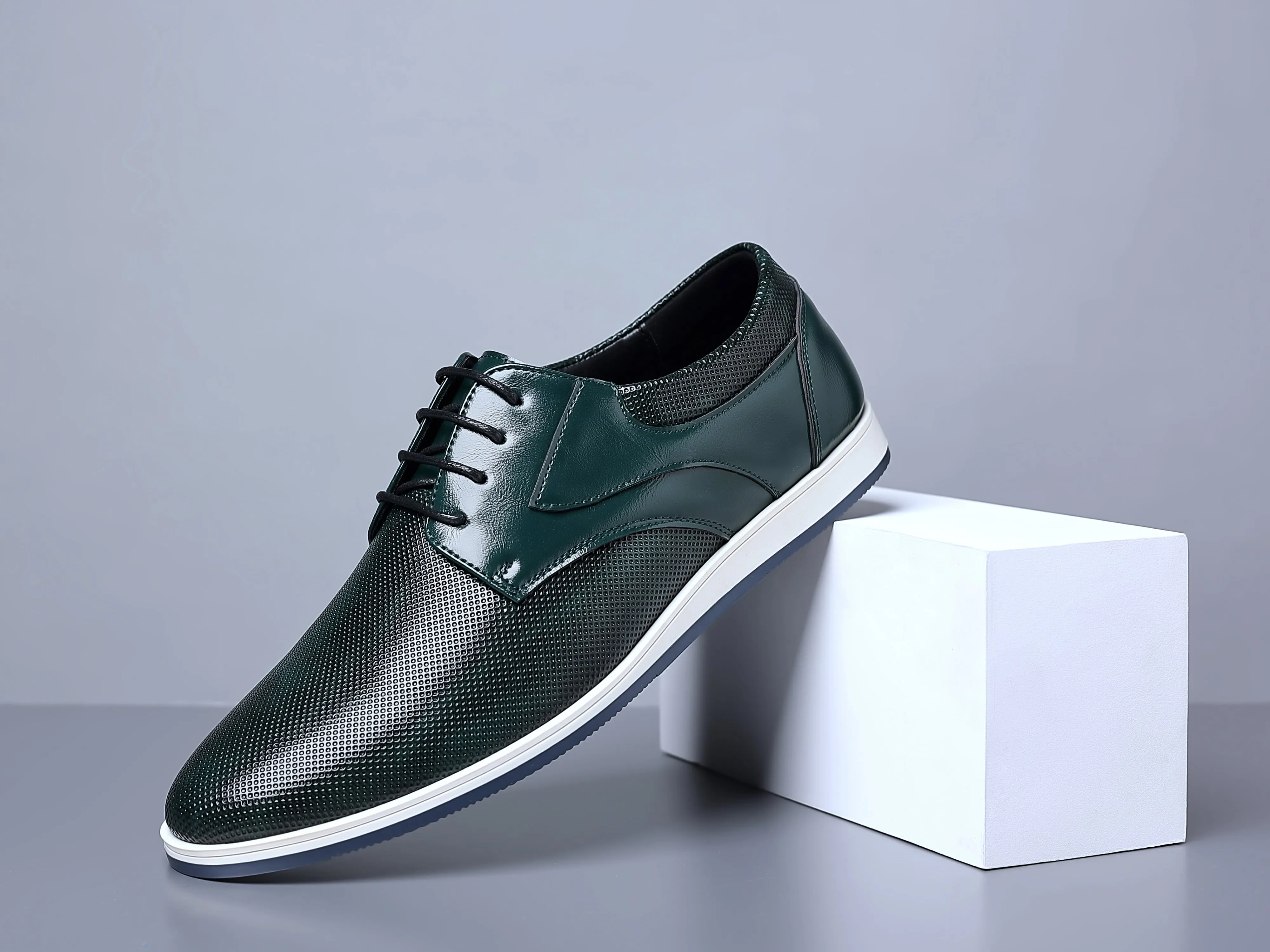 Men's Leather Low Top Oxfords
