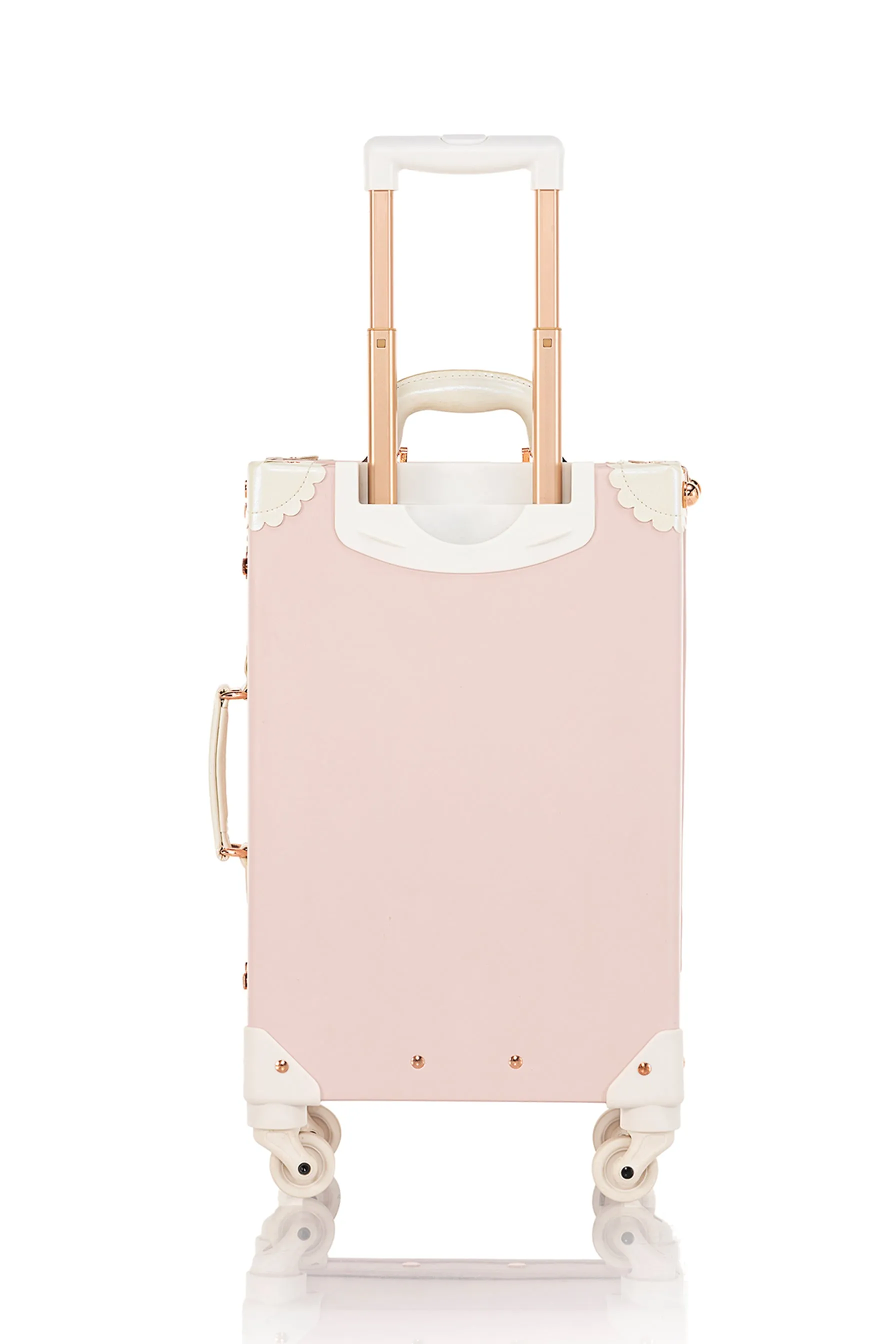 SarahFace Spinner Suitcase - Embroidery Cherry Pink