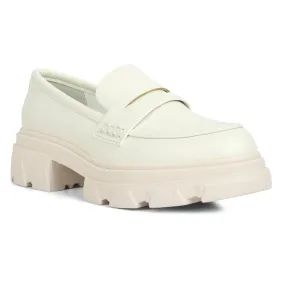 Wagon Platform Heel Loafers