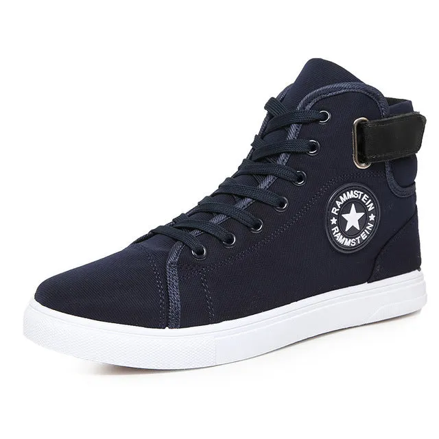 YWEEN Men's Vulcanize Shoes Men Spring Autumn Top Fashion Sneakers Lace-up High Style Solid Colors Man Shoes