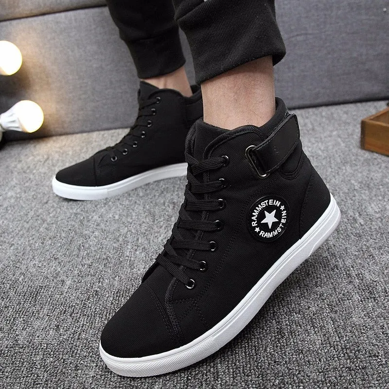 YWEEN Men's Vulcanize Shoes Men Spring Autumn Top Fashion Sneakers Lace-up High Style Solid Colors Man Shoes